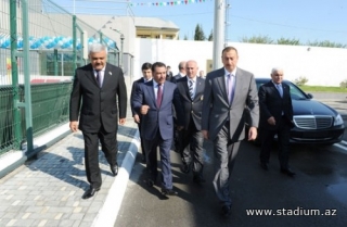 Prezident İlham Əliyev “Bakı”nın təlim-məşq bazasının açılışında iştirak etdi